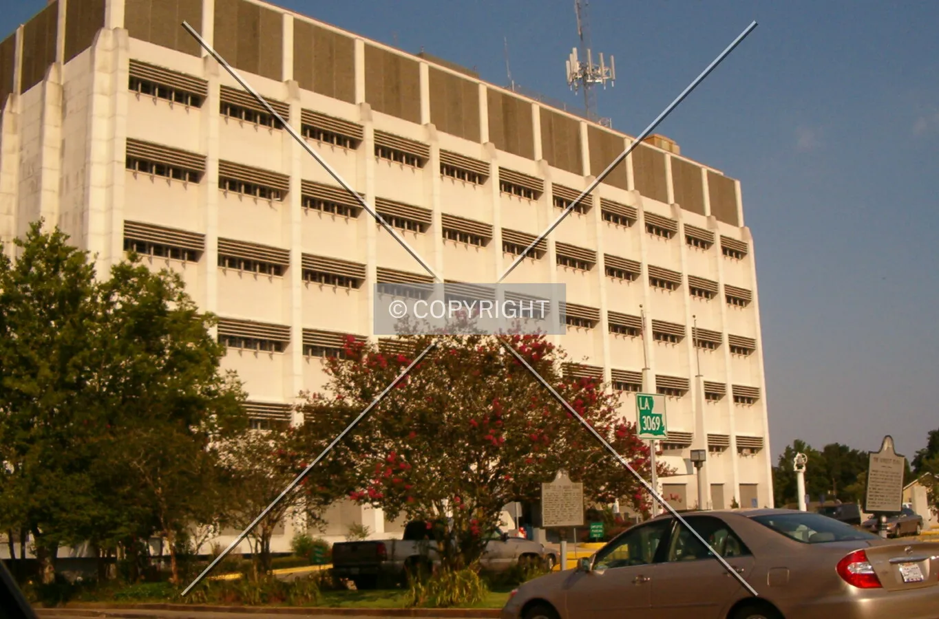 View from the southeast
