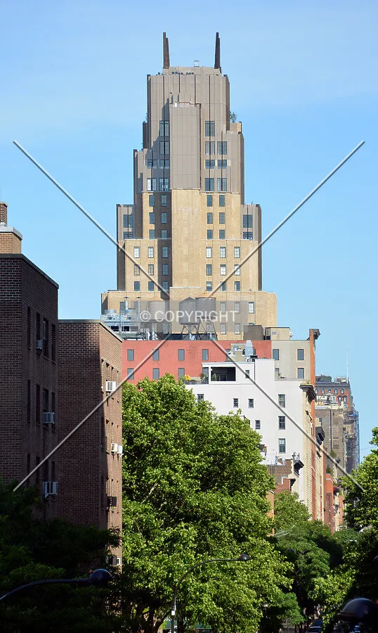 View from the northwest along 17th Street