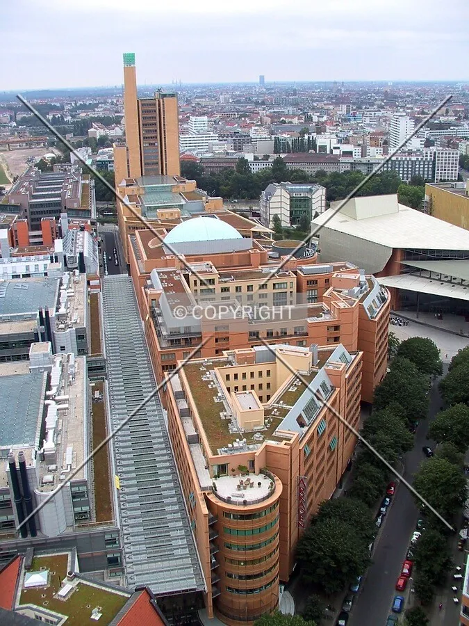 Rear view of building and complex