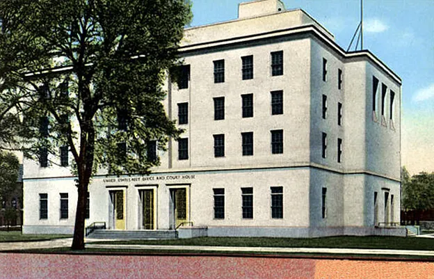 Vintage view from the southwest