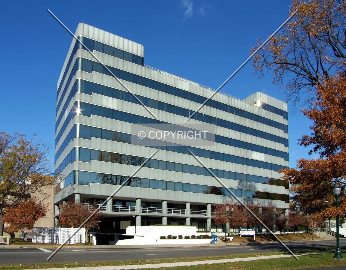 View from the southwest across West Broad Street