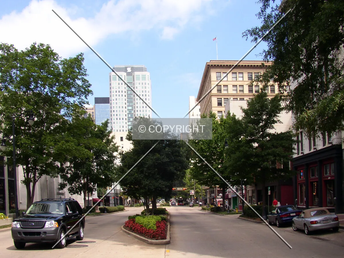 Looking north from 1st Avenue North