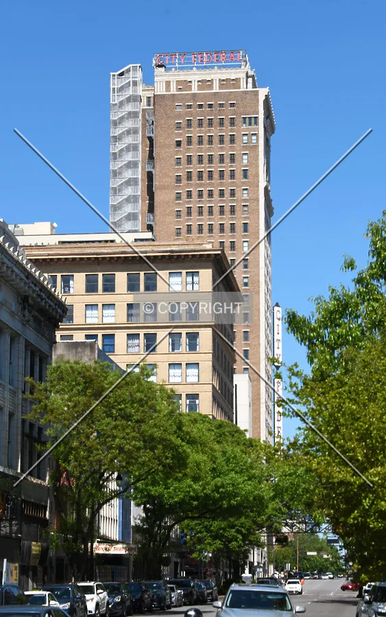 View from the southwest