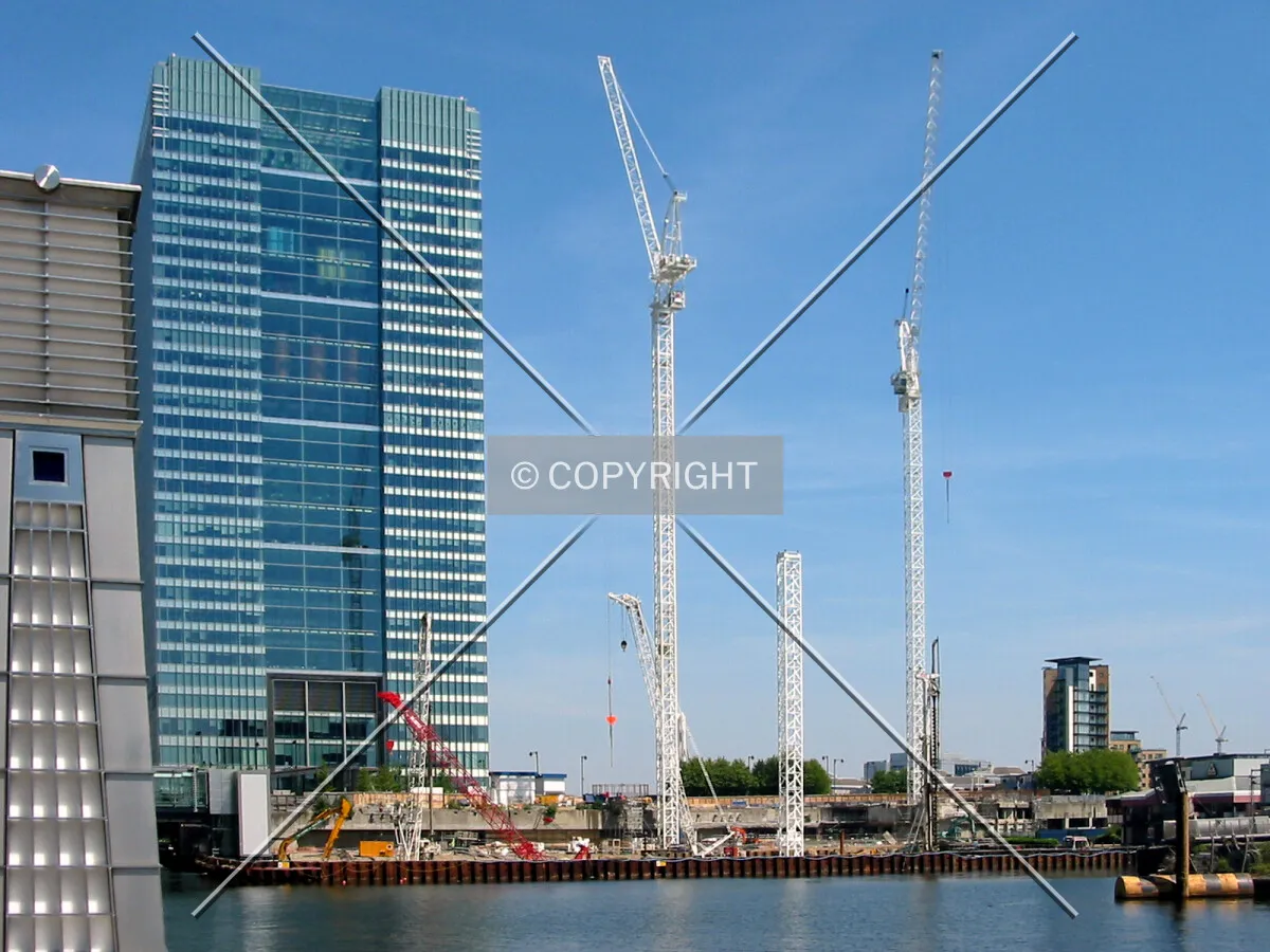 Site overview from South Dock