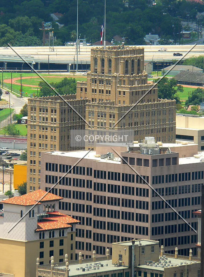 View from the southeast