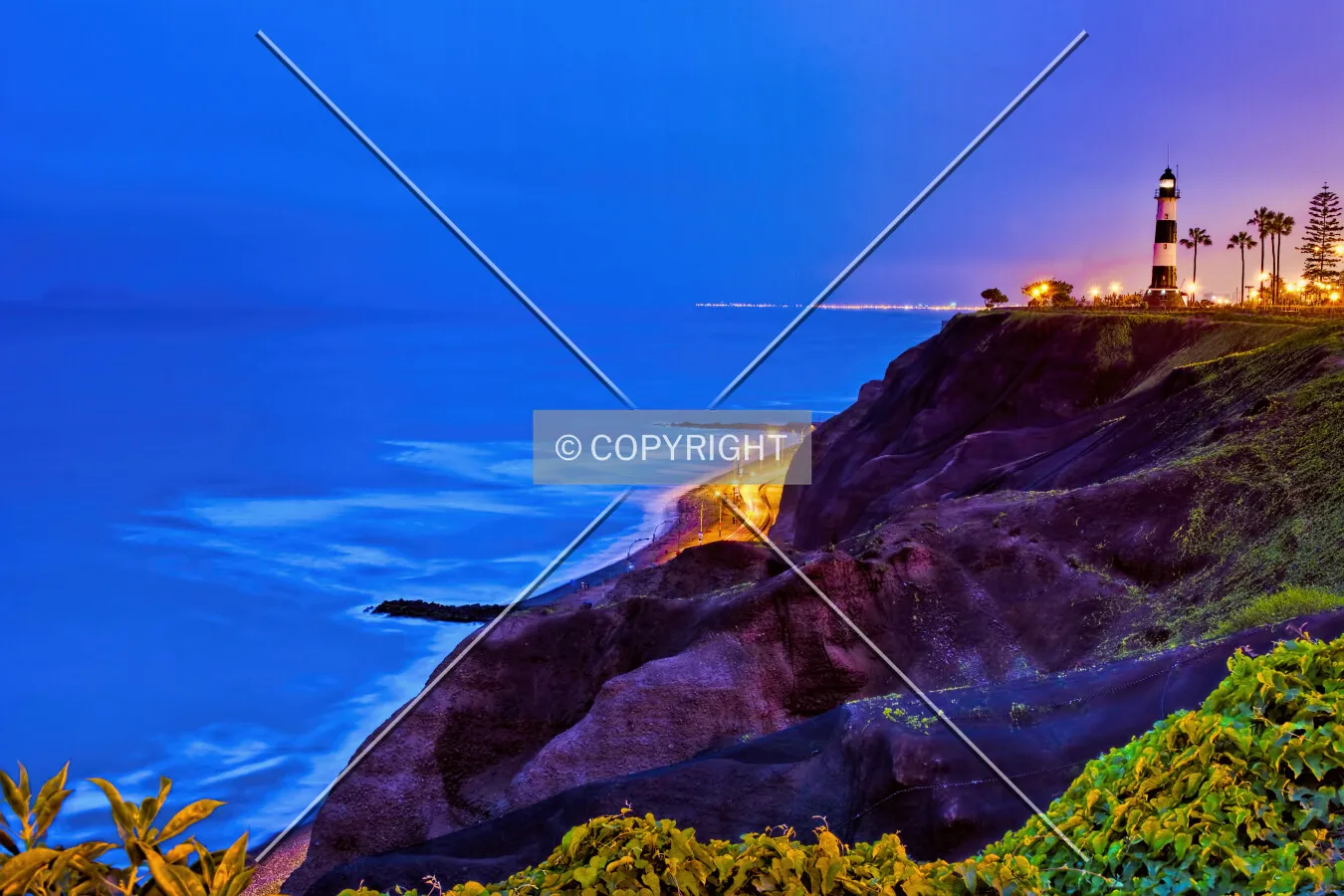Faro la Marina, Miraflores District, Lima, Peru, S.A.