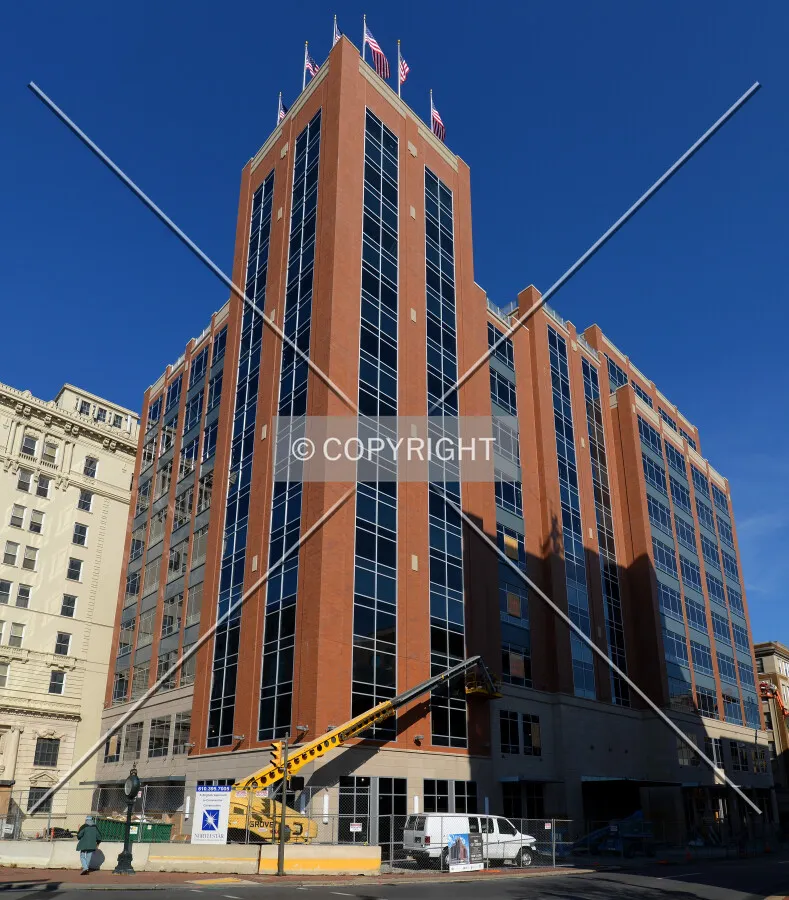 View from the southwest at 7th and Hamilton Streets