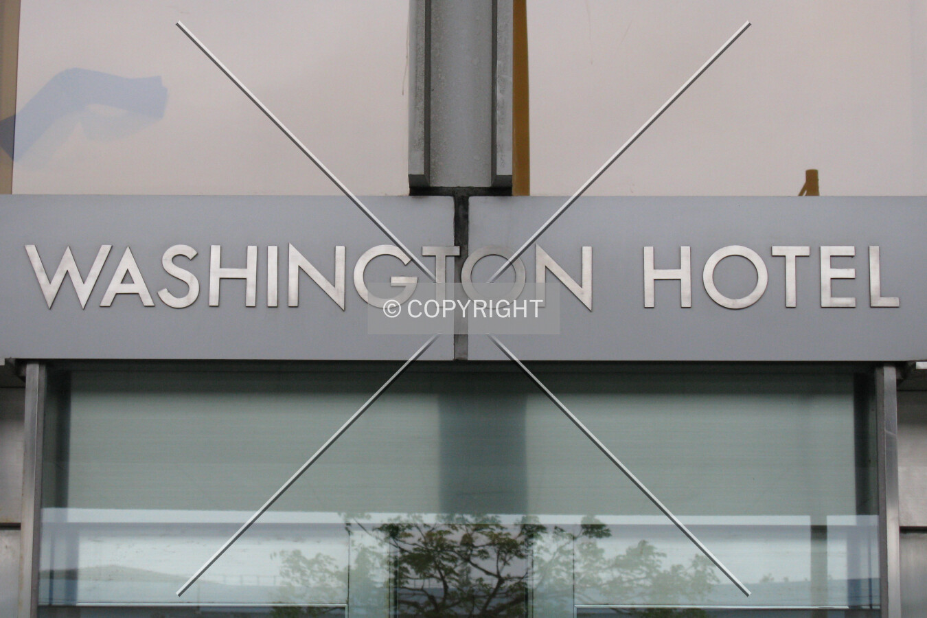 Sign above the southeast entrance