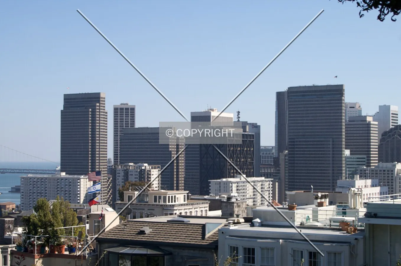 Looking south from Telegraph Hill