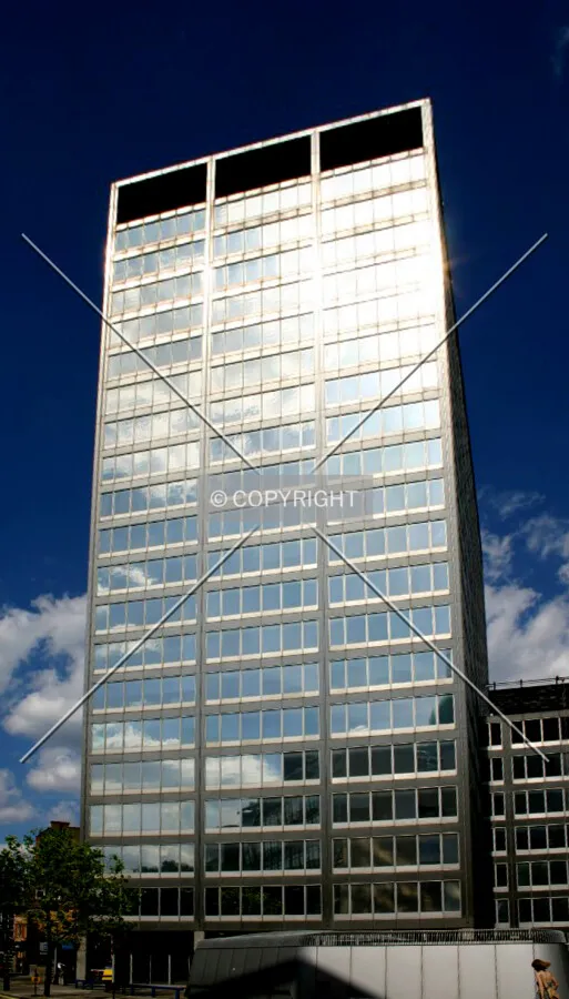 View of the side from street level