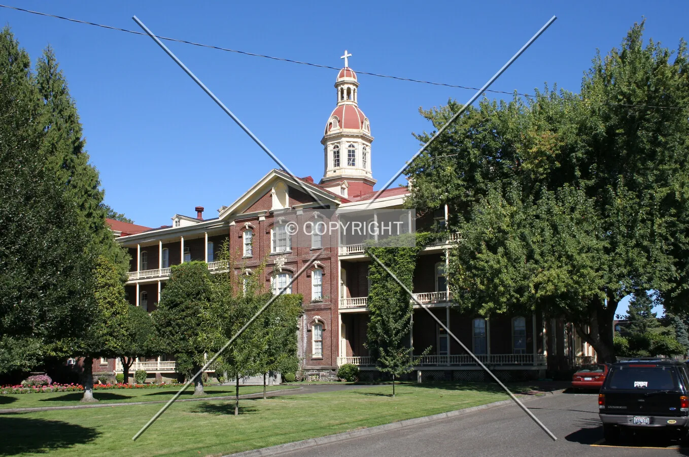 Northwestern view