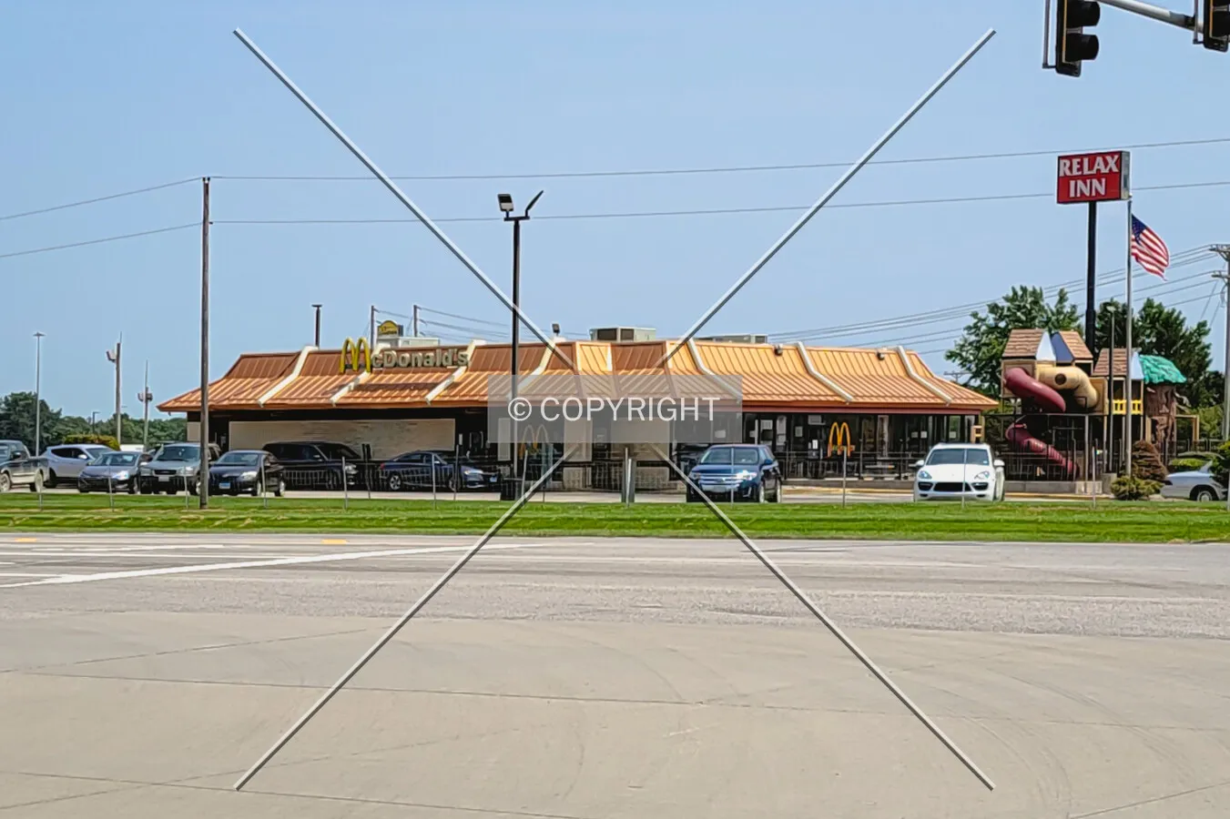 From the southwest; August 7, 2021