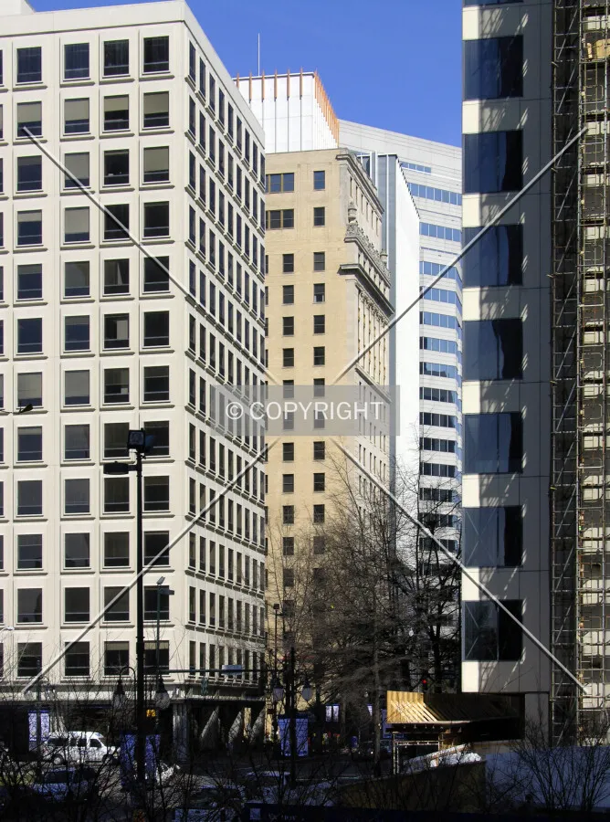 Looking north from the Wachovia Plaza