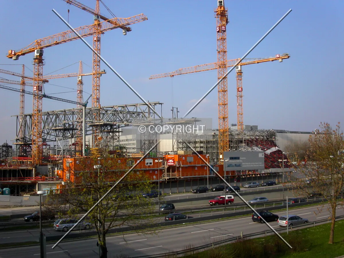 The complex as seen from the south