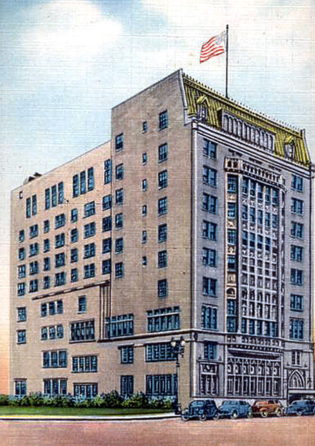 Vintage view from the northwest