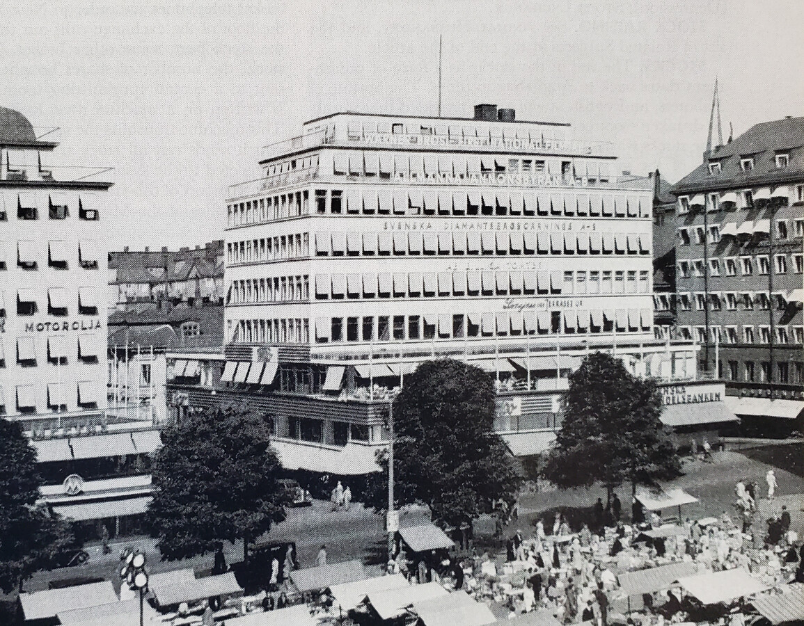 Vintage view from the southwest