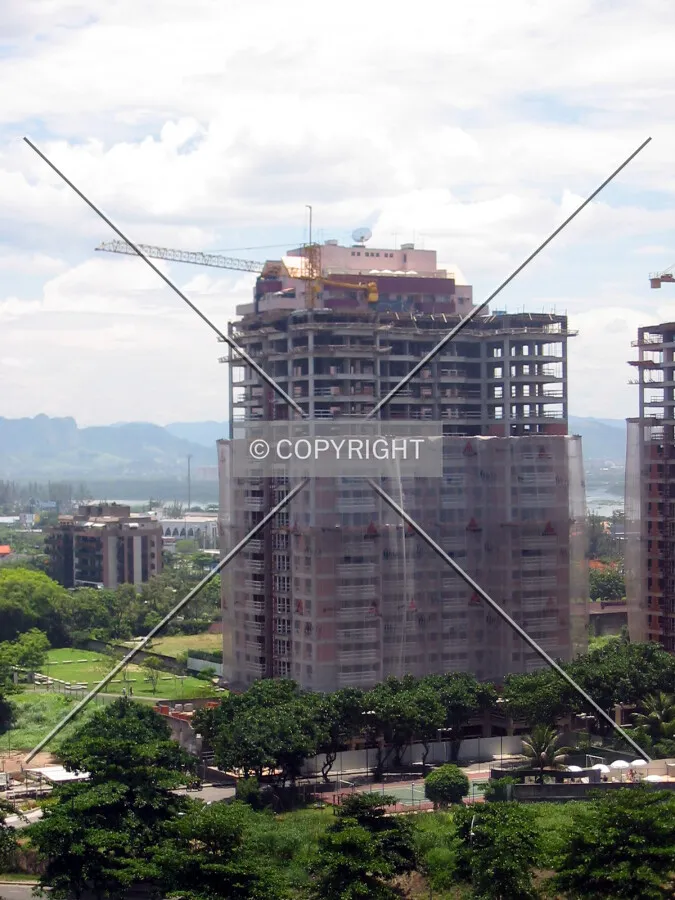 During the construction of the 20th floor