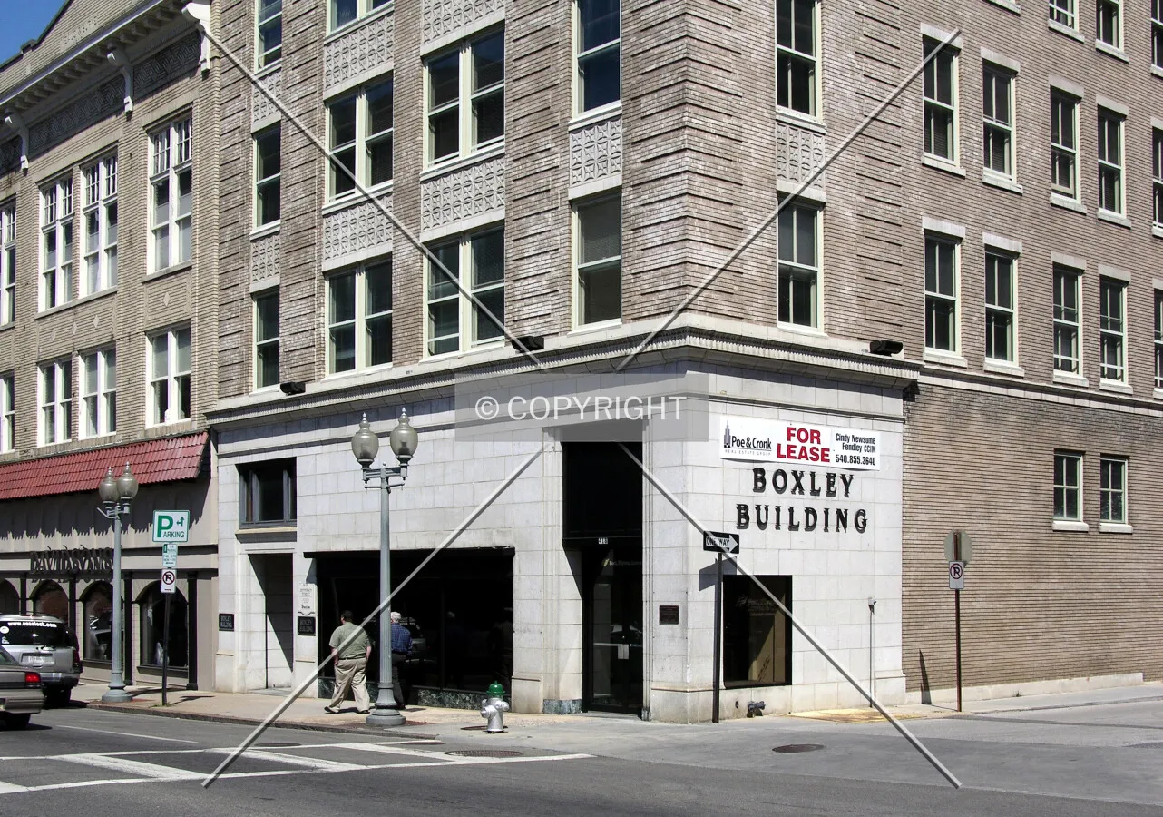 Base from the southwest across Jefferson Street