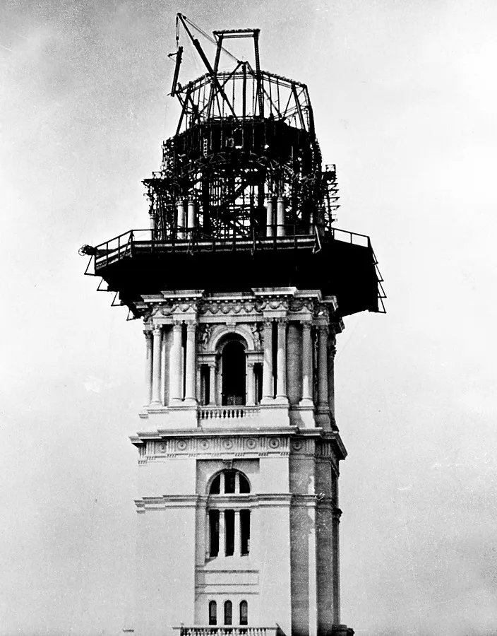 Tower under construction in 1894