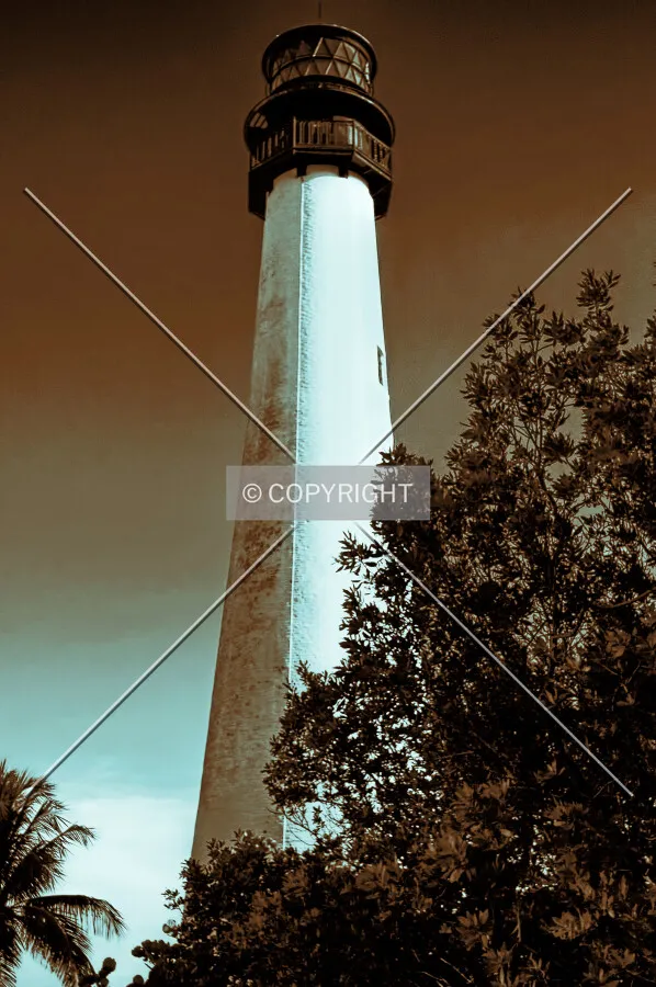 Cape Florida Lighthouse, Key Biscayne, Florida, U.S.A.