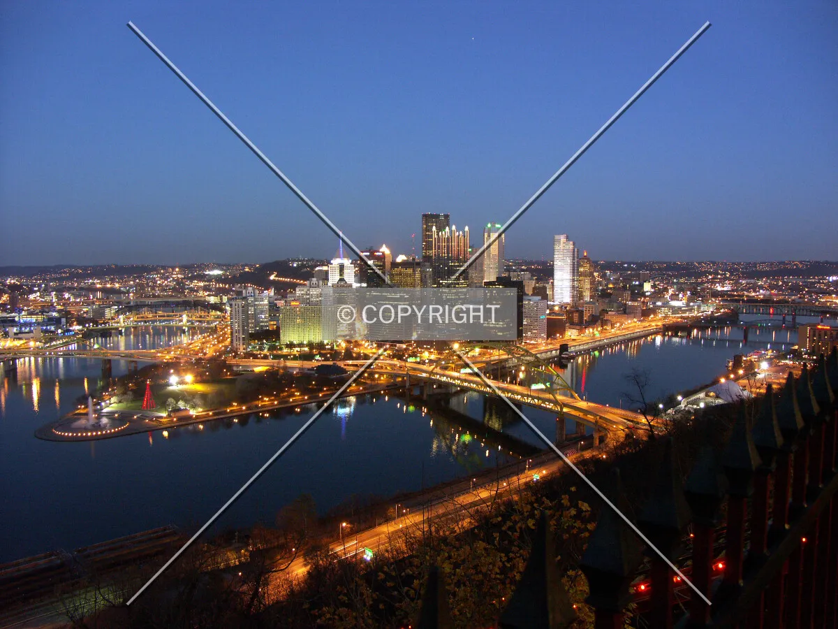 Looking north from Duquesne Incline