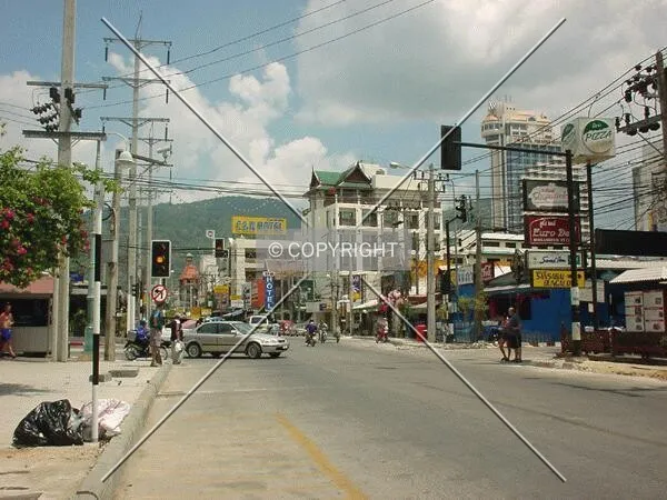 Patong seen from street level