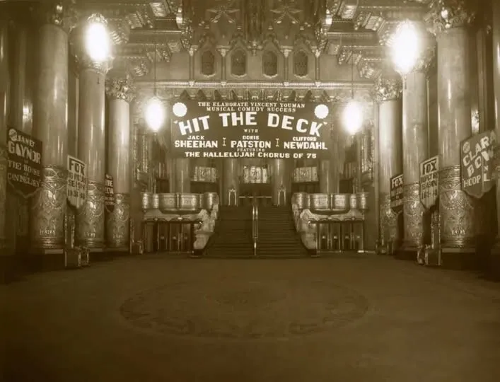 Vintage view of the lobby, 1930