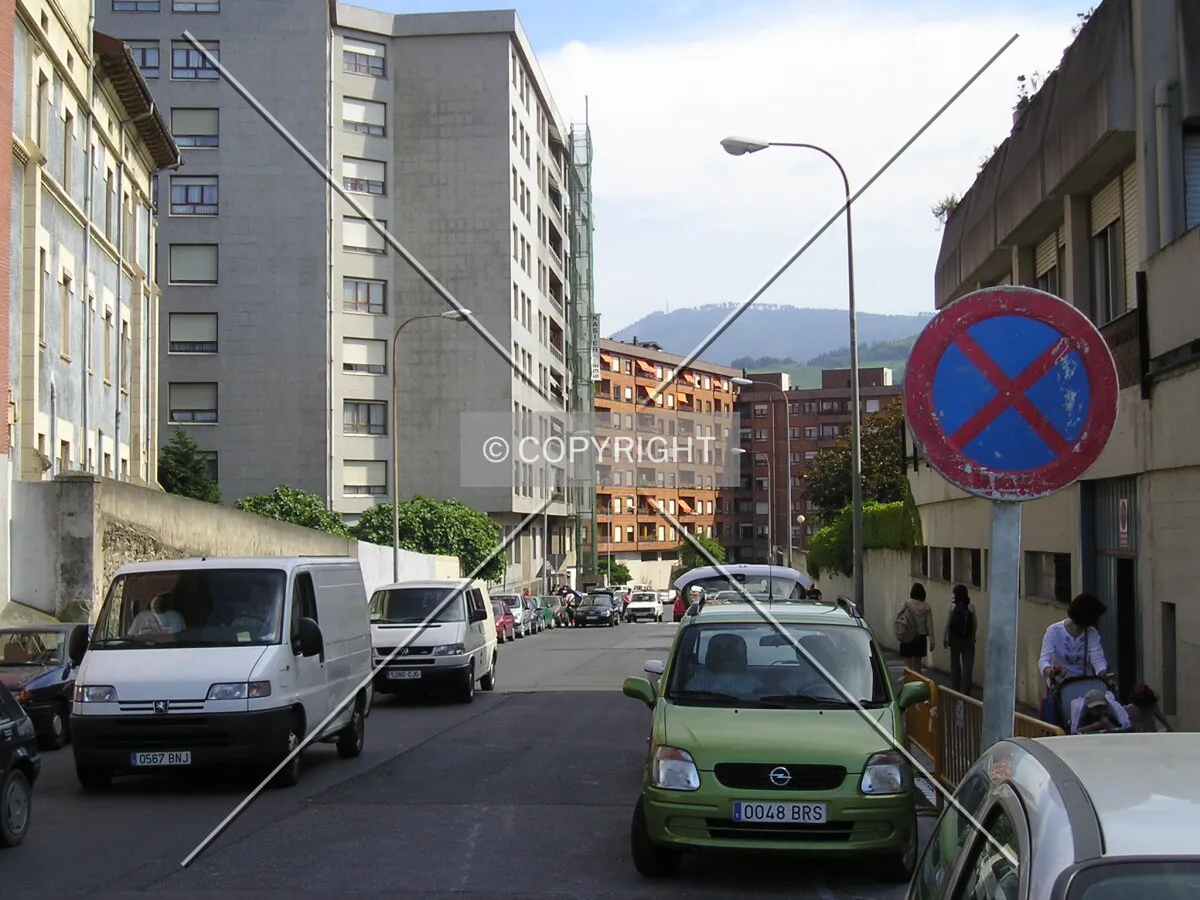 View towards the west from Avenida Madariaga