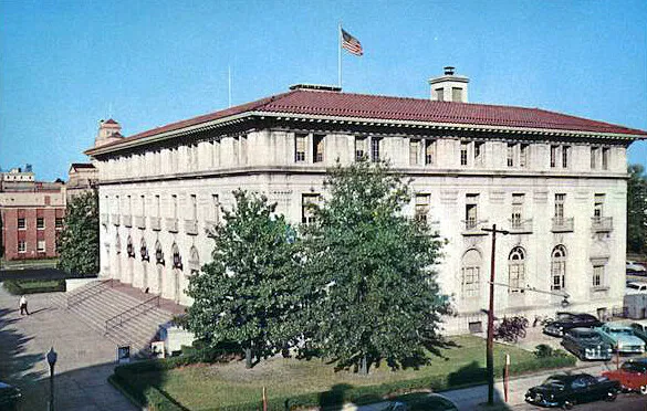 Vintage view from the southwest
