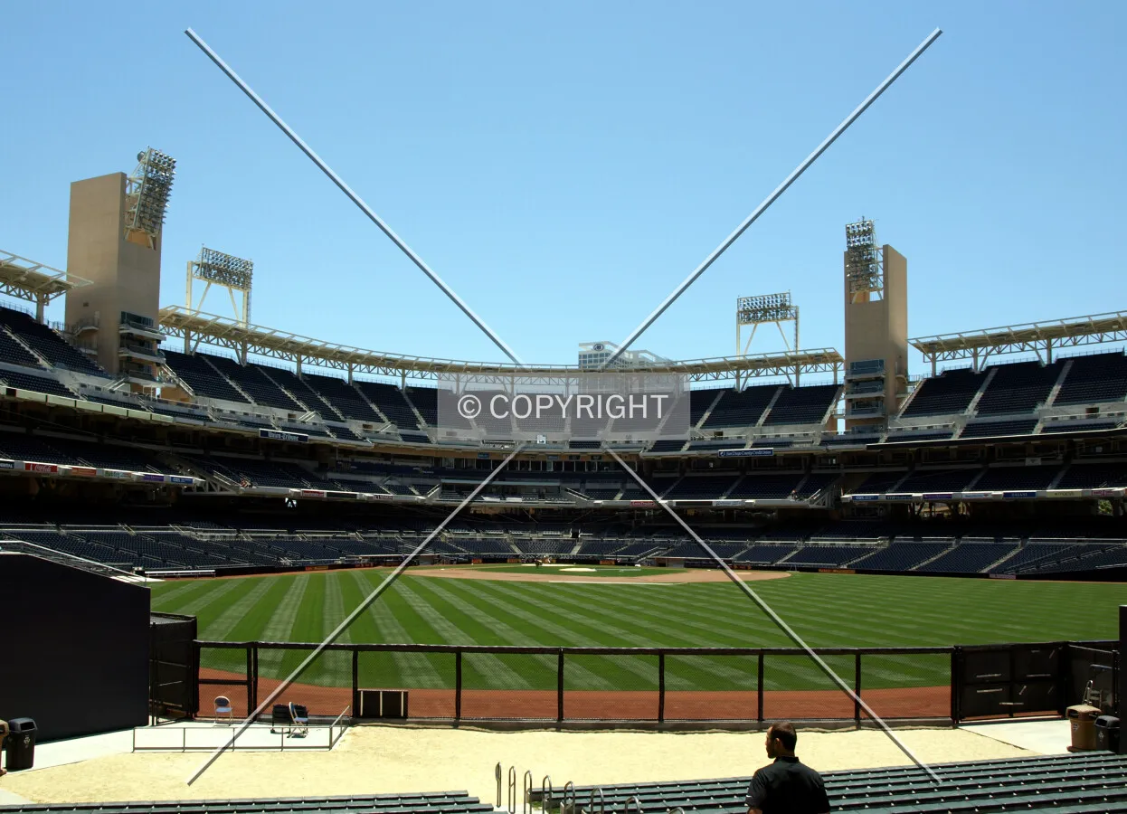 View from centerfield bleachers