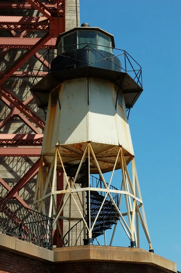 Looking up at the light house