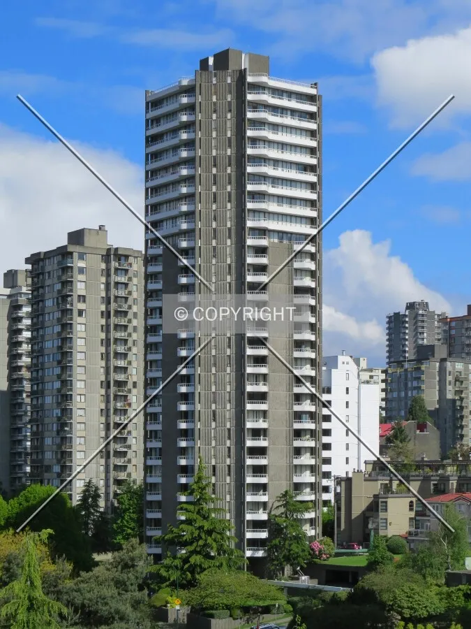 View to the north from the Burrard Street Bridge