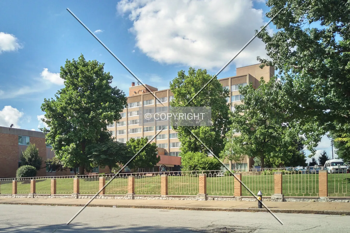 View from the southeast; July 29, 2015