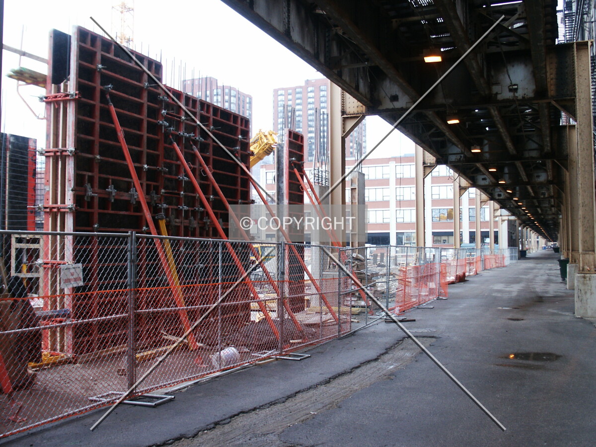Eastern edge from under the el tracks
