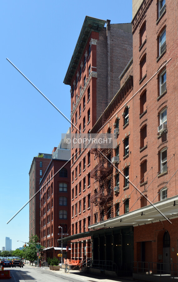 View from the southeast on Laight Street