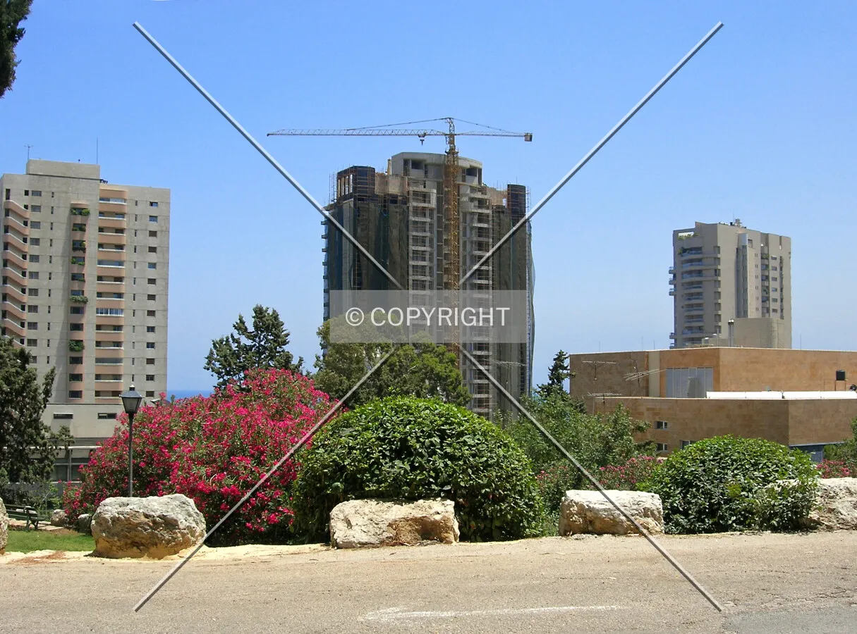 Rear view from the College Hall of the American University of Beirut