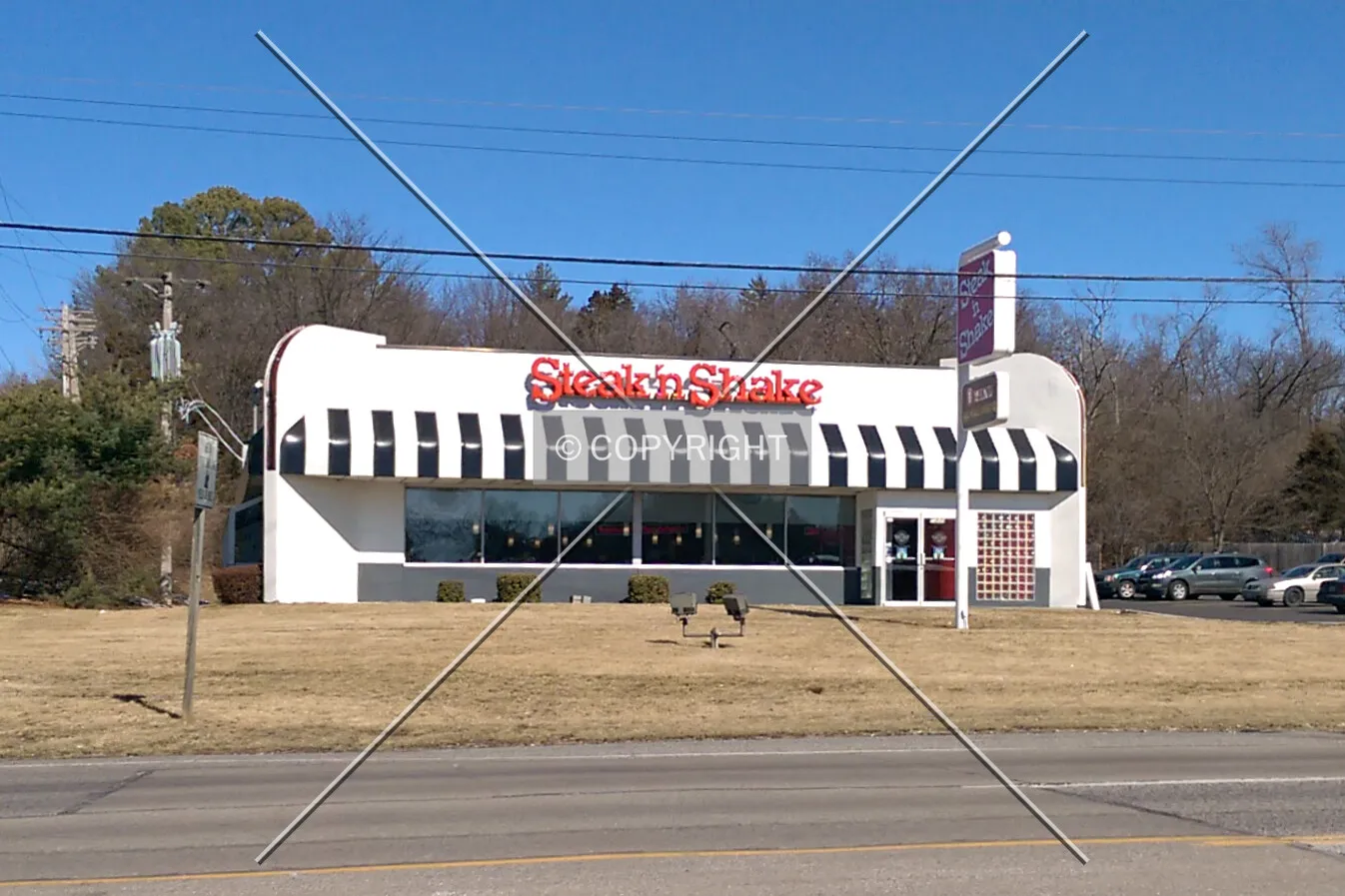 View from the south; February 24, 2015