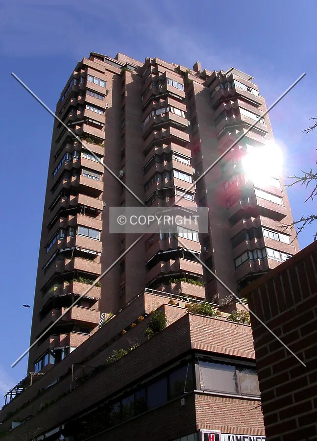 Looking up from the southwest