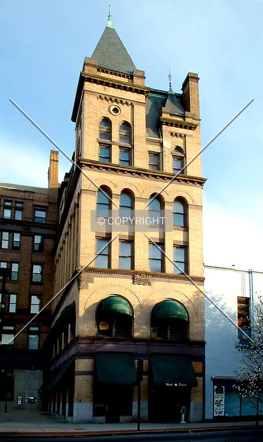 View from the north across Market Street