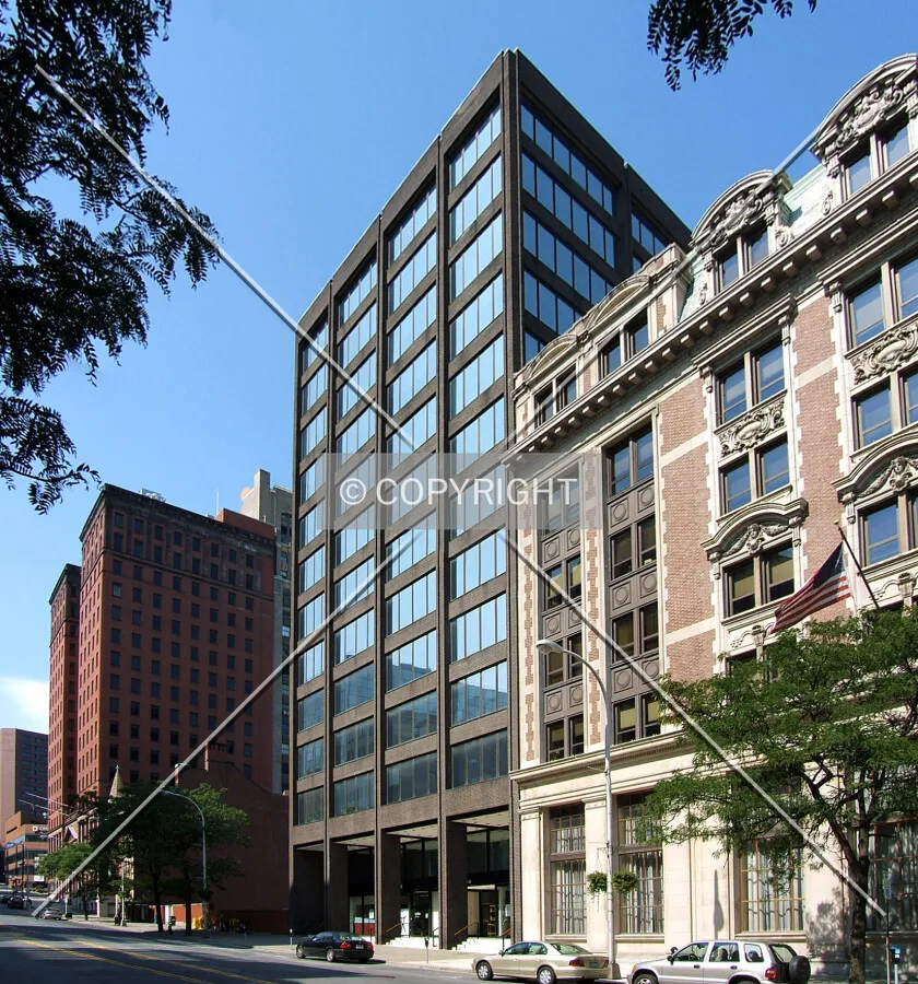 View from the southeast on State Street