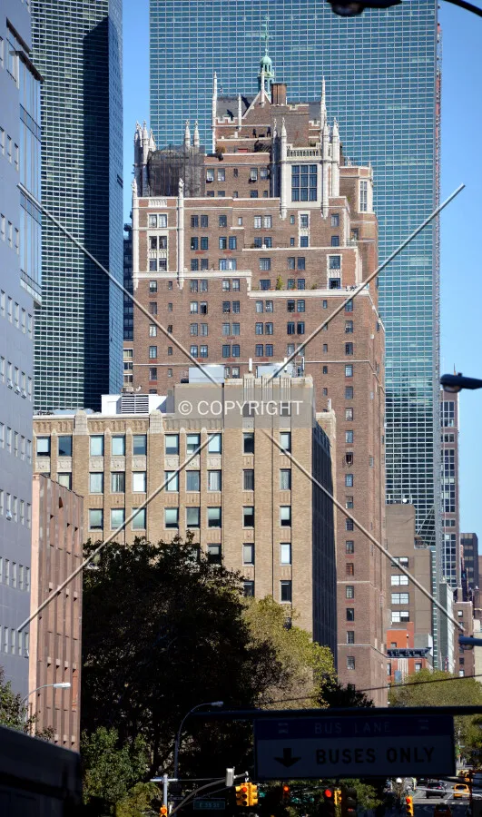 View from the southwest on 1st Avenue