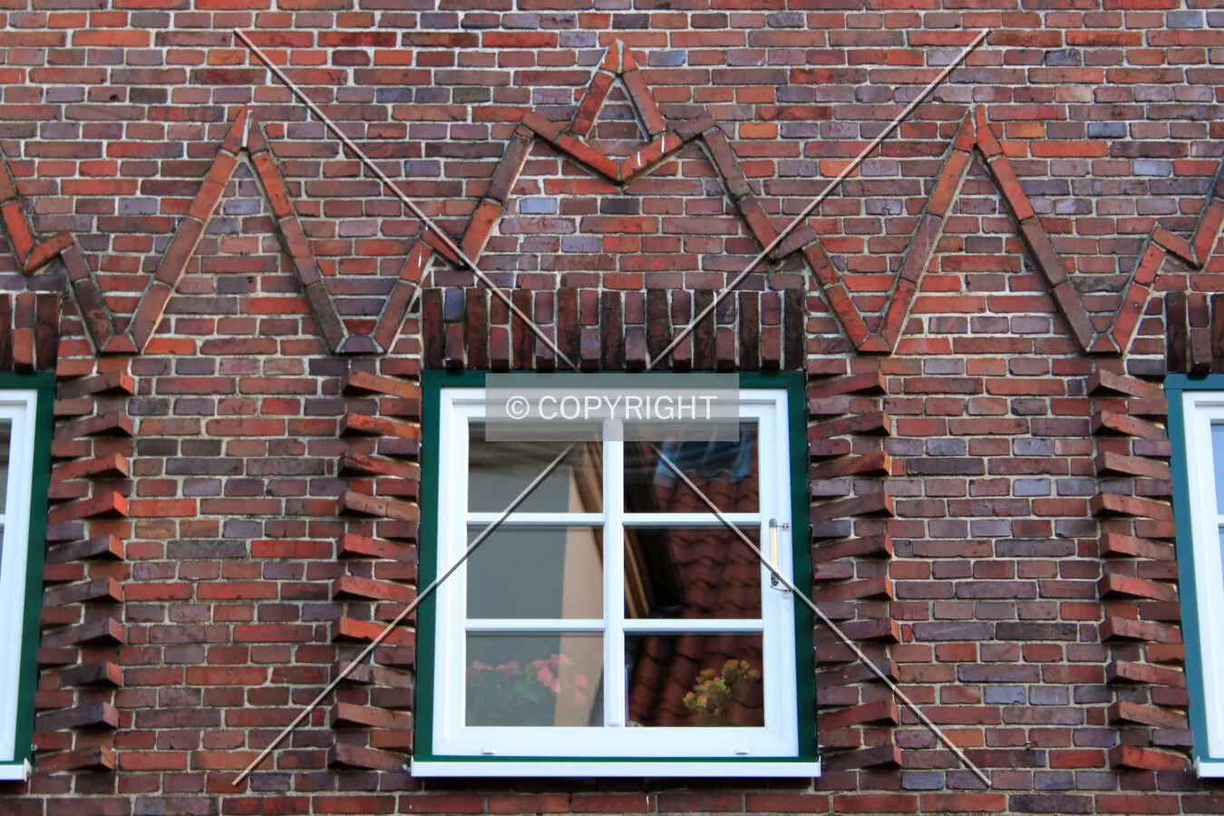 Expressionist brickwork