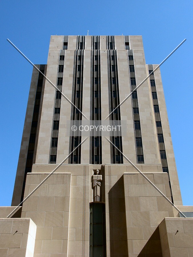 Looking up the north side from East 4th Street