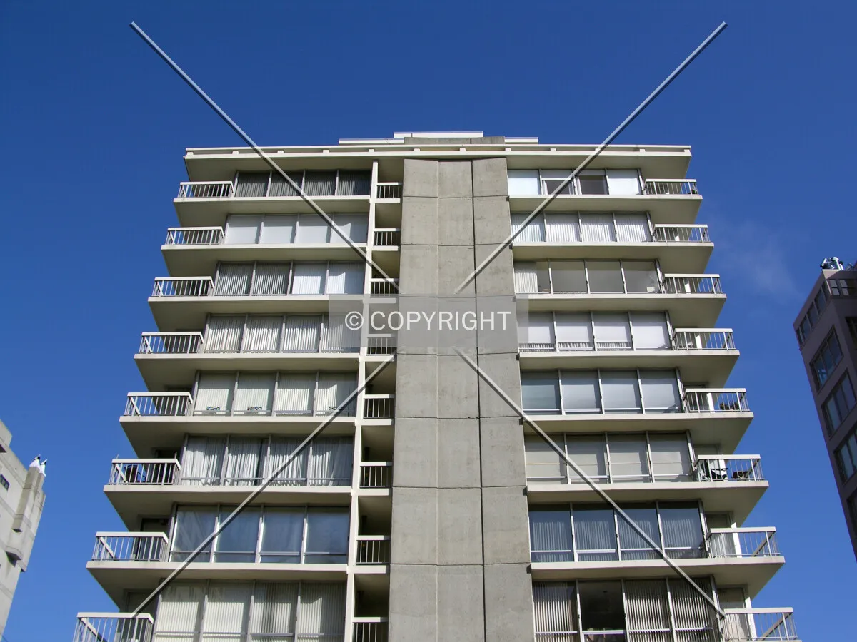 Looking up the southern side from the south