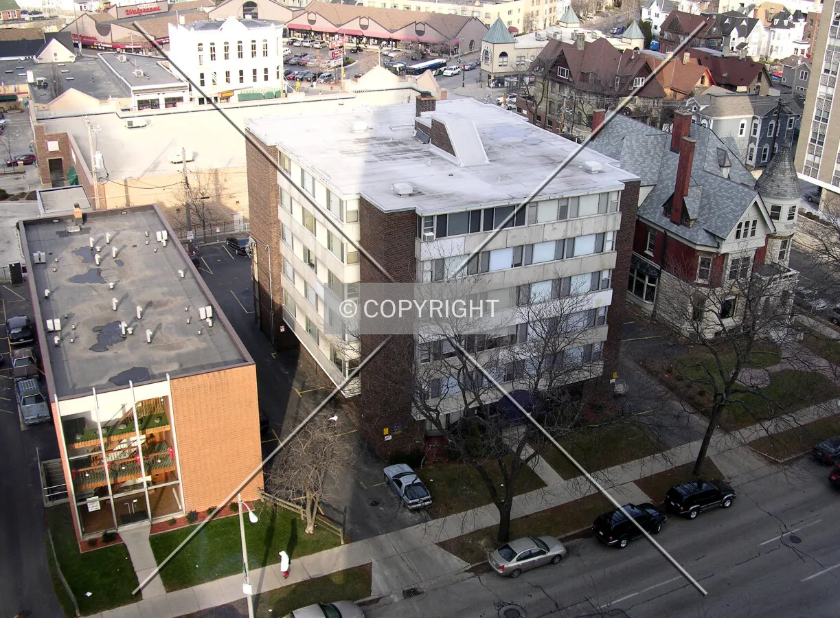 View from the 12th floor of the Landmark on the Lake