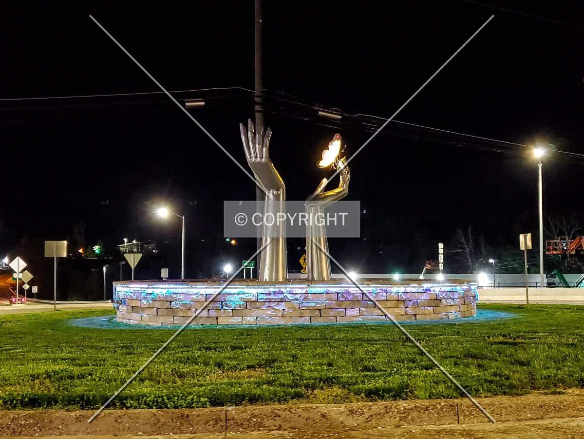 Night view; April 15, 2020