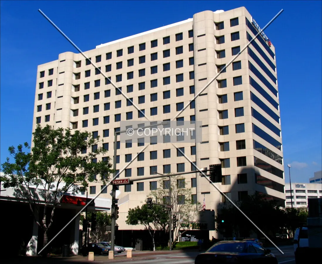 From the south on North Brand Boulevard