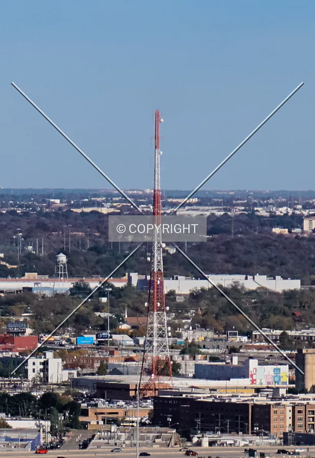 Distant view from the west; November 18, 2021