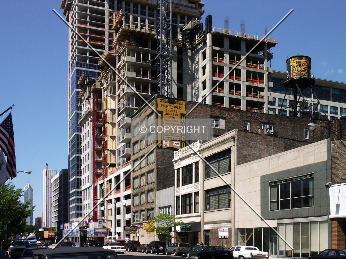 Looking north on Michigan Avenue