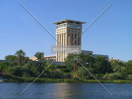 View from across the Nile